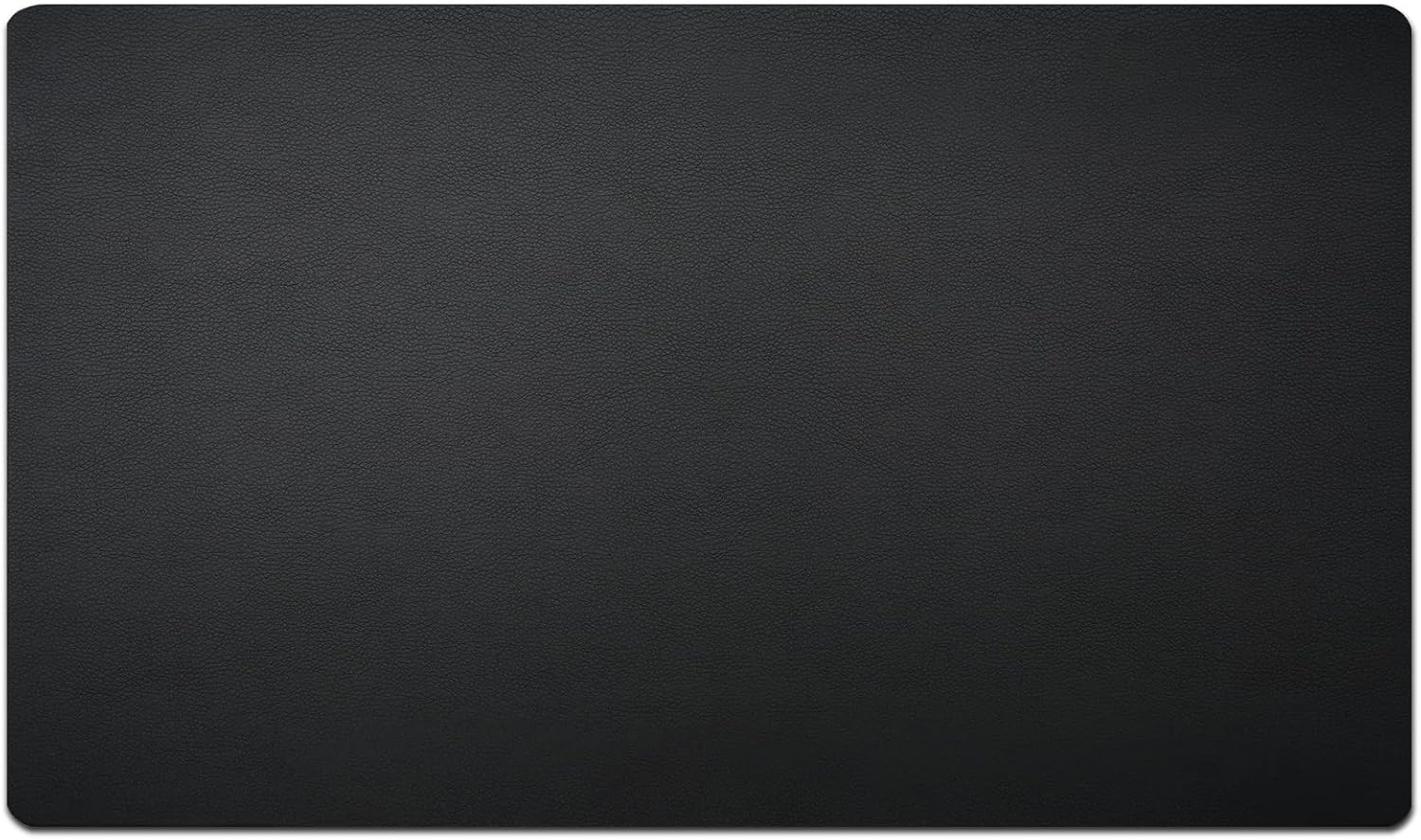 Nekmit Leather Desk Blotter Pad 24 x 14 Inches, Flat, Non-Slip, Waterproof, Black