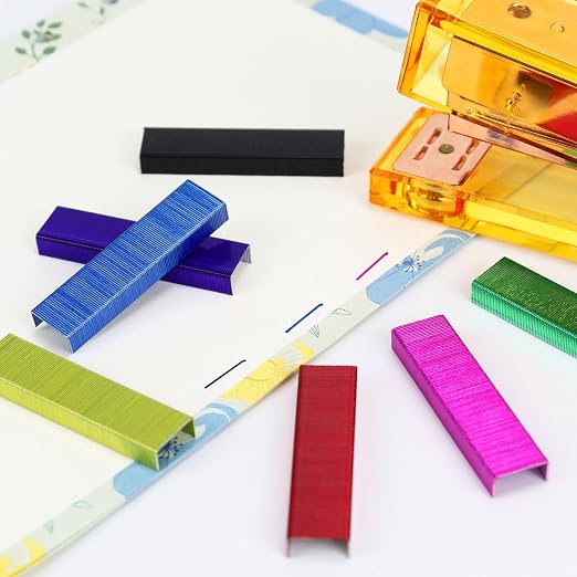 Multibey 5-Pack Colorful Staples Bulk Refill - Image 3