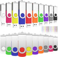 ABLAZE 1GB USB Flash Drive 100 Pack, USB 2.0 Thumb Drives Bulk Memory Sticks Pendrives 100PCS (Mixcolors)