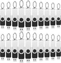 Bulk Flash Drives 1GB 100 Pack, Wooolken USB 2.0 Thumb Drives Pack Memory Stick USB Drive Pendrive for PC Laptop Computer (Black)