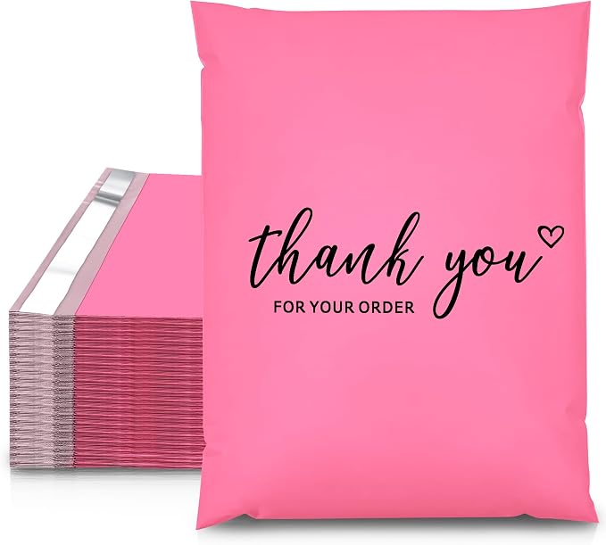 JinRuiKJ Thank You Poly Mailer 10x13 Inch 25 PCS, Shipping Bags by JinRuiKJ