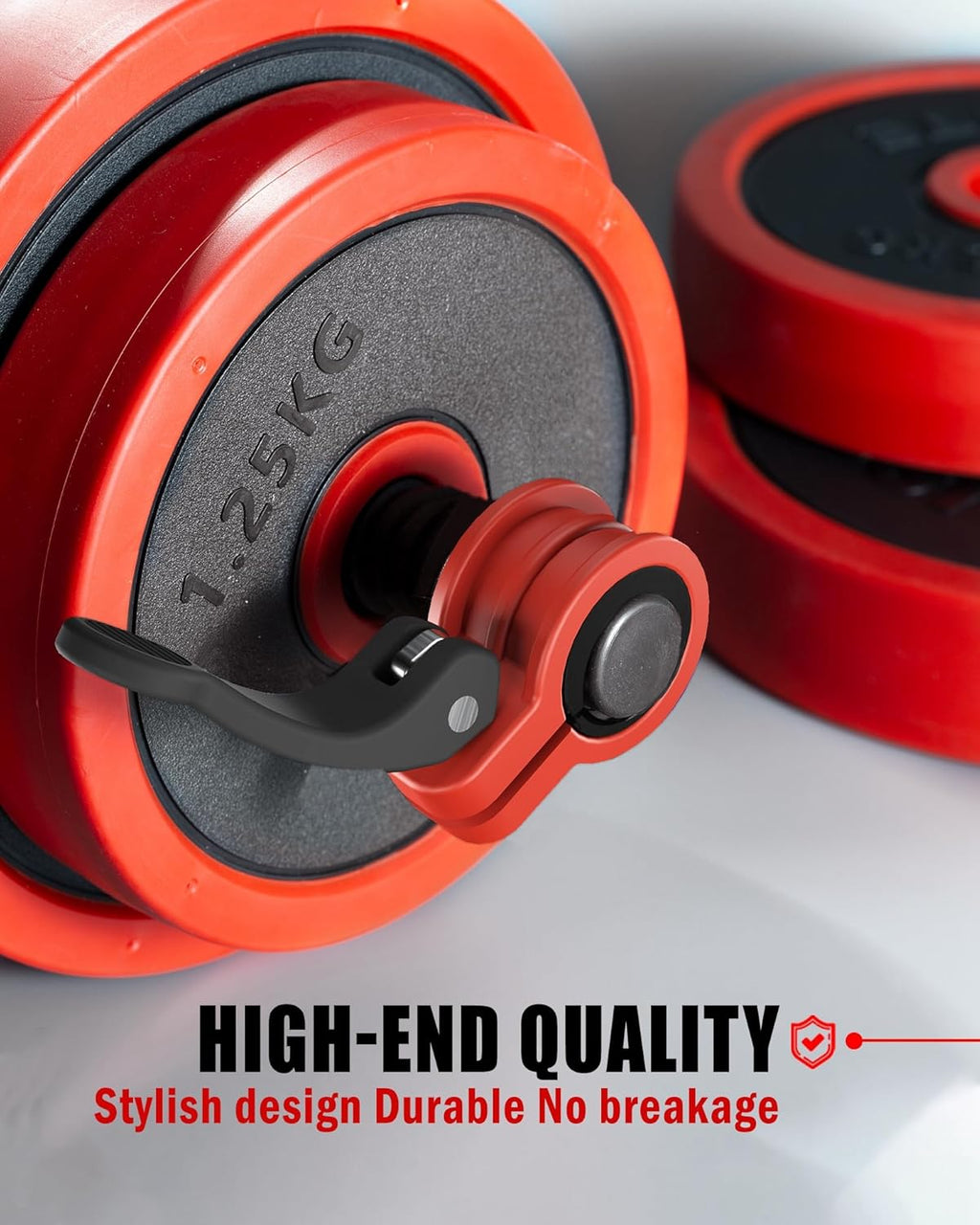 Narrow Barbell Clips 2.5cm Width for Olympic Bars, 0.9-1.18inch Adjustable Weight Clamps, Quick Release Locking Collars for Weightlifting