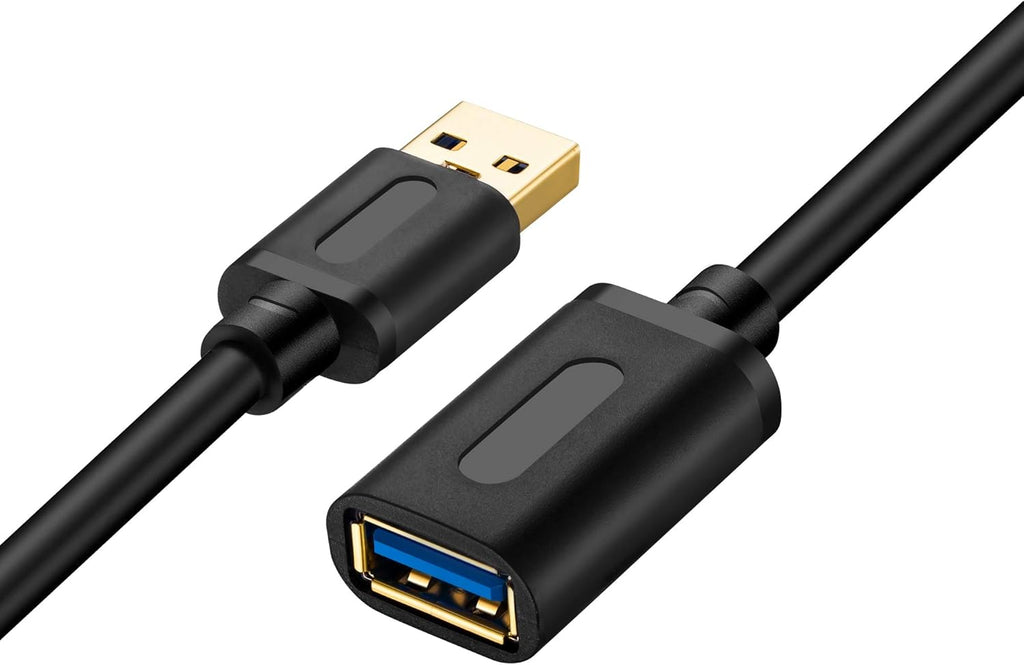 Tan QY USB 3.0 Extension Cable 20Ft, USB 3.0 High Speed Extender Cord Type A Male to A Female for PlayStation, Xbox, USB Flash Drive, Hard Drive, Card Reader,Scanner,Printer,Keyboard 20Ft/6M