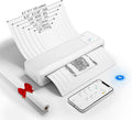vretti P83 Portable Printers Wireless for Travel, A4 Portable Thermal Printer, Mobile Inkless Printer Compatible with Phone & Laptop, Supports 8.5 x 11 US Letter for Car School Office Home Use, White