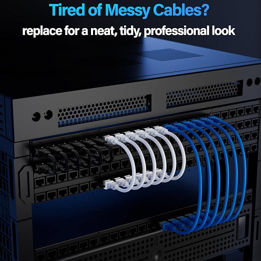Cat6 Ethernet Cable 10Gbps 10 ft, UTP Ethernet Cable Cat 6, Flexible Bare - Image 5