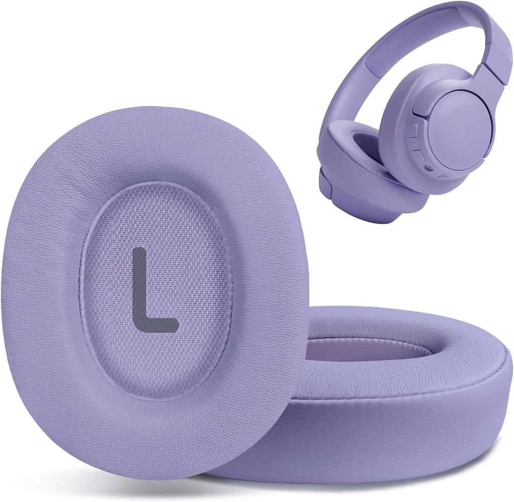 Replacement Ear Pads for JBL Tune 700(700BT)/710(710BT)/720(720BT)/750(750BT,750BTNC)/760(760NC)/770(770NC) Headphones, Headset Ear Cushions, Headset Earpads, Ear Cups Cover (Purple)