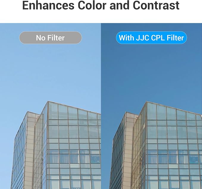 JJC 55mm Circular Polarizer Polarizing CPL Filter - Image 3