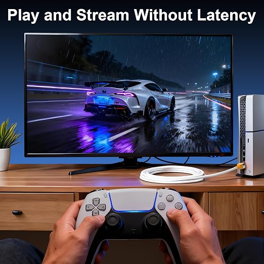 Cat 8 Ethernet Cable 100 ft, 40Gbps High Speed Gaming Network Cable 2000MHz - Image 6