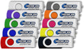 ABLAZE Custom Flash Drive 128MB 100 Pack, Personalized USB Drives Custom USB 2.0 Thumb Drives 100 Pack Memory Stick (Mixcolors)