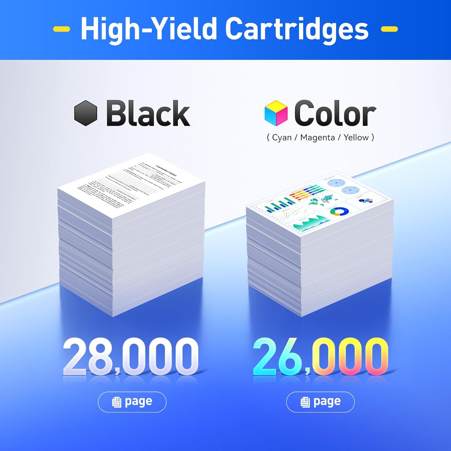TN324 Toner Cartridges High Yield Replacement for TN324K TN324C TN324M TN324Y Compatible with Konica Minolta bizhub C258 C308 C368 Printer Copier Ink A8DA130 A8DA430 A8DA330 A8DA230 Black Color 4-Pack