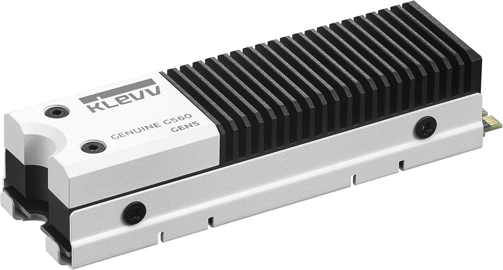 KLEVV Genuine G560 1TB M.2 2280 NVMe PCIe Gen5x4 Internal SSD Heatsink Included, up to 13000MB/s with DRAM Cash (K01TBM2SP0-G56)