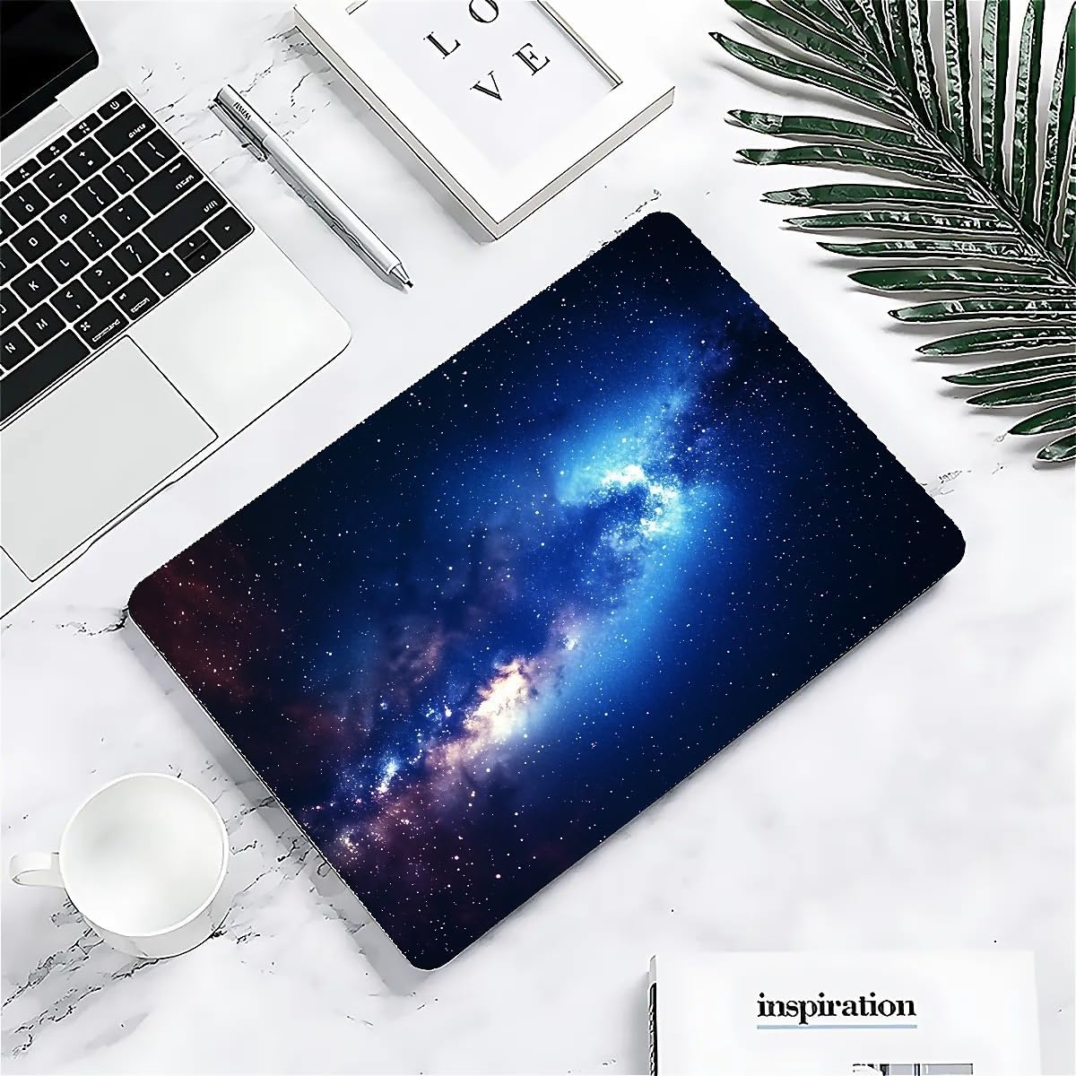 Compatible with MacBook Air 13.3 13.6 Inch Case 2022 2021 2020 2019 Plastic Hard Shell Case Cover,13.3 Air (A1932/A2179/A2337), Milky Way Galaxy