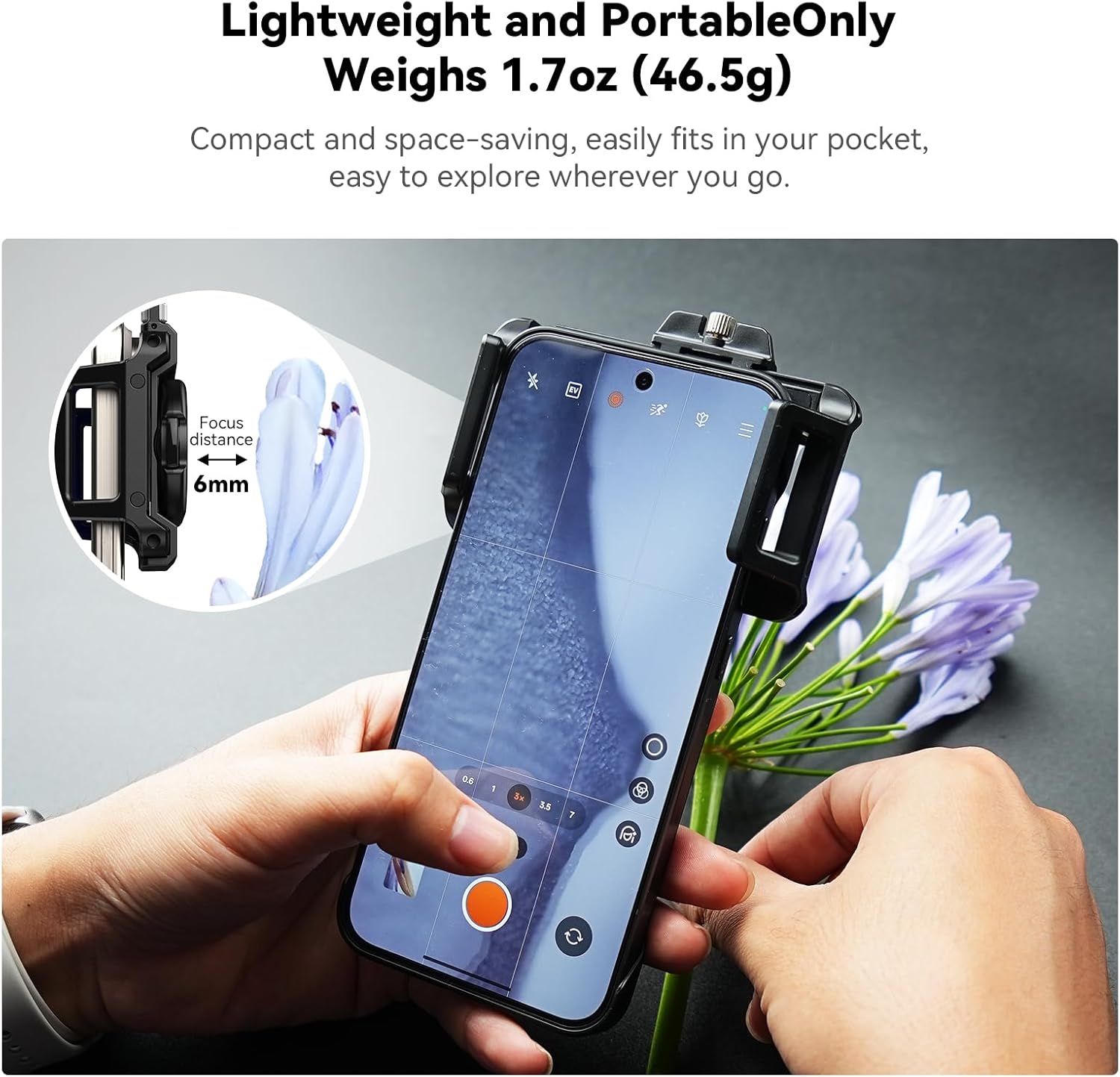 APEXEL Phone Microscope Lens, 150X Phone Micro Lens Nano Zoom for Android/iPhone With LED UV Light/CPL/Universal Clip, Mini Pocket Digital Microscope, Portable Smartphone micro lens Camera Attachments