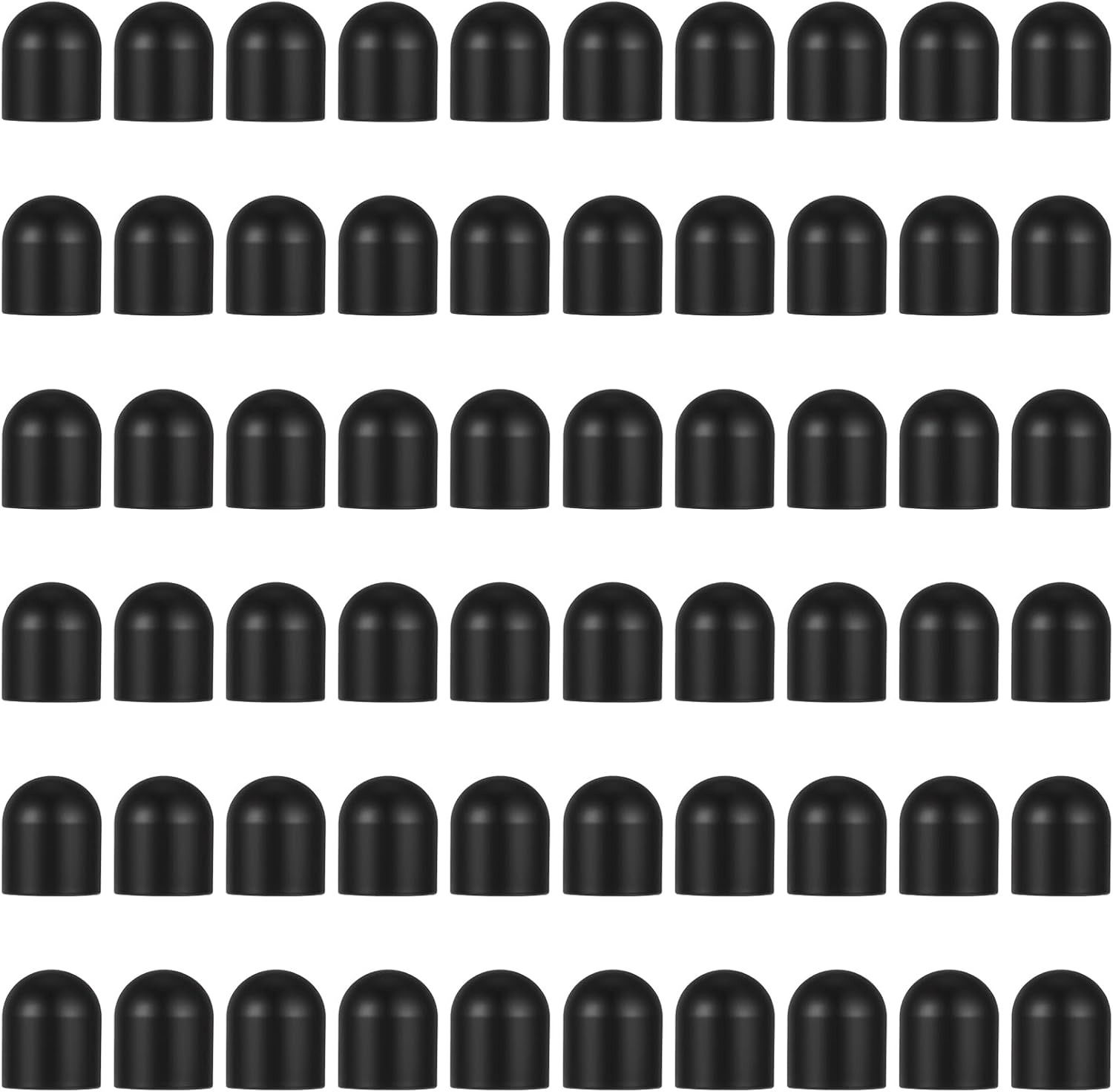 60 Pcs Rubber Tips for Stylus Pens,0.24inch (6mm) Diameter Replacement nibs for Touch Screen Pen Universal Stylus Ends,Surface Pen Tips