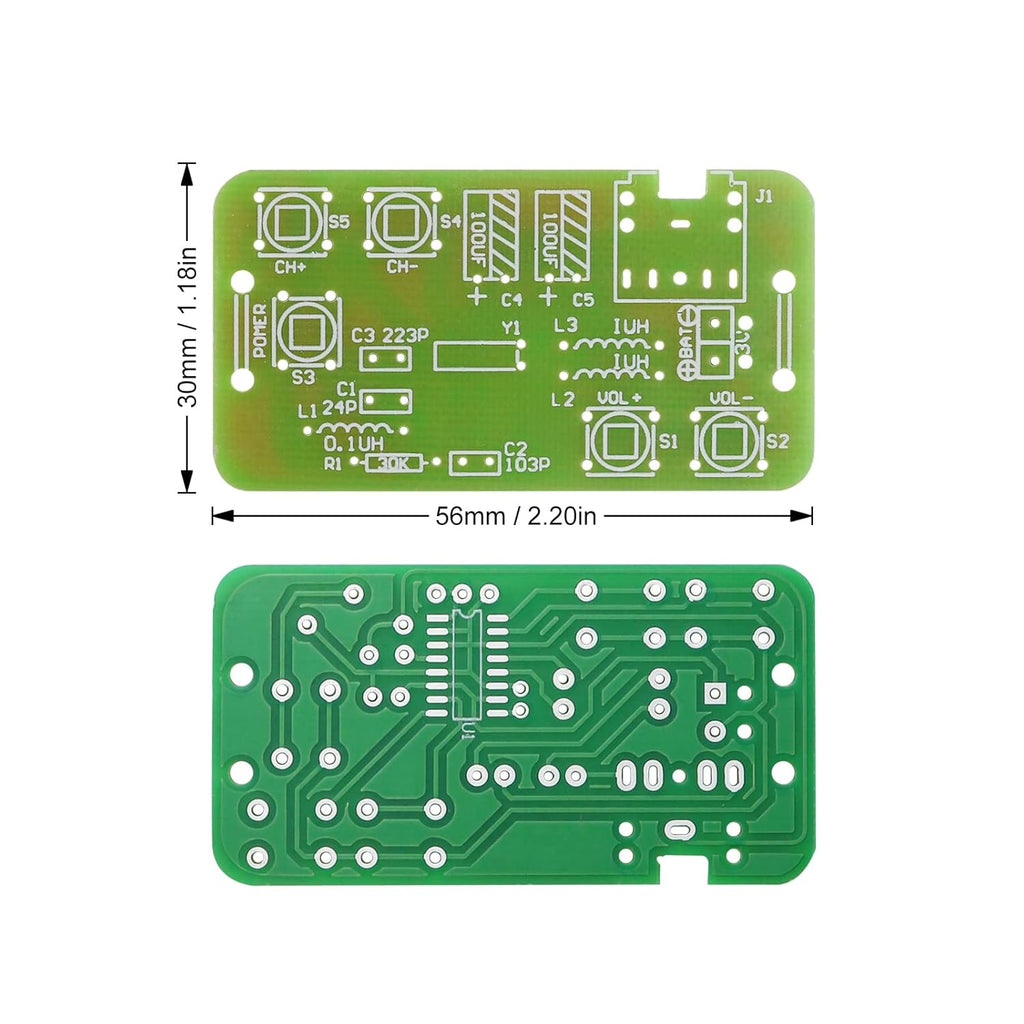 Soldering Practice Kit DIY Stereo Radio Plug-in Circuit Kit Learn Soldering Kit for Beginners