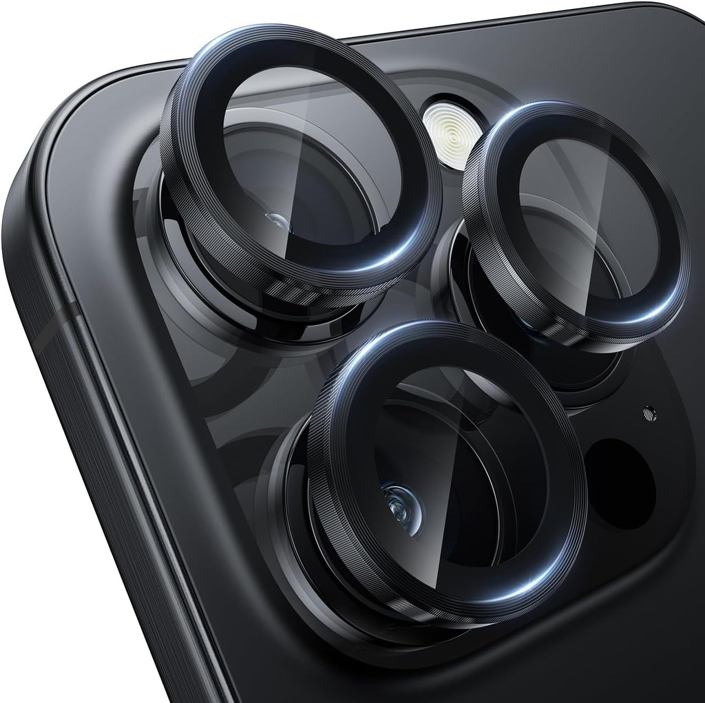 WSKEN for iPhone 16 Pro/iPhone 16 Pro Max Camera Lens Protector - [Original Shooting Model] Shatterproof Ultra HD Tempered Metal Glass Camera Screen Protector Cover Film Accessories