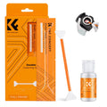 K&F Concept Professional Full Frame Sensor Cleaning Kit, Digital Camera Lens Cleaner Kit - 20ml Sensor Cleaner & 10 X 24mm Double-Tipped Full Frame Sensor Cleaning Swabs