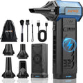 X301 Compressed Air Duster-250000RPM Super Power Electric Air Duster, Replaceable Battery,Long Life mini Blower, 3-Gear Adjustable,4 nozzles for Computer, Keyboard, Outdoors and Car Cleaning