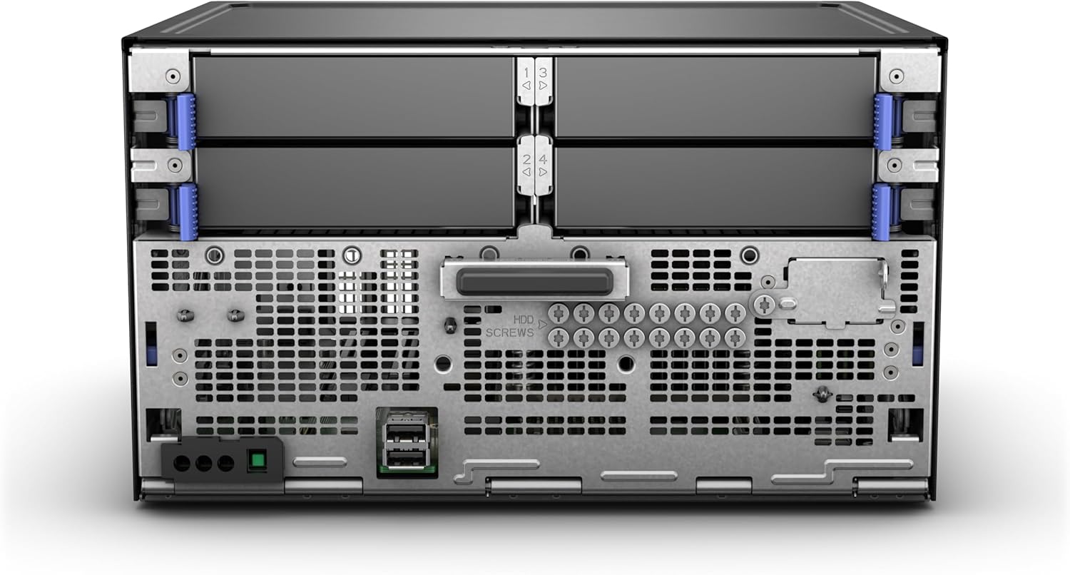 Hewlett Packard Enterprise ProLiant MicroServer Gen11 Tower Server, Intel Pentium Gold G7400 Processor, 16GB Memory, 1TB HDD Storage, External 180W US Power Supply (HPE Smart Choice P74439-005)