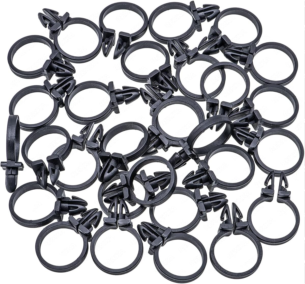 Rexka 30 pcs Wire Routing Clips 3/4"