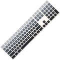 Allinside Ombre Gray Cover for Apple iMac Magic Wireless Keyboard with Numeric Keypad MQ052LL/A A1843 US Layout