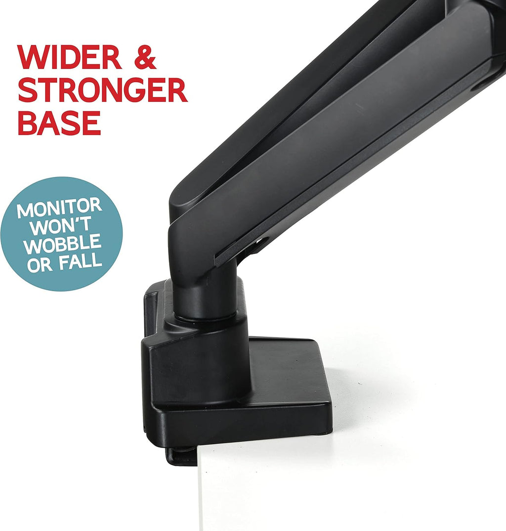 Dual Monitor Stand, Dual Monitor Arm, Dual Monitor Mount vesa Mount, up to 32 inch Monitor Desk Mount, soporte Monitor arms & Monitor Stands for 2 Monitors, Dual Monitor Riser Stand