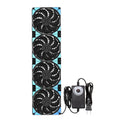 120mmx4 480mm Adjustable Computer PC Vent Fans 3-12V Speed Controller for Flexible Arrange Chicken Coop Rack Space Window Wall Cabinet Server Mining Rig Exhaust Cooling