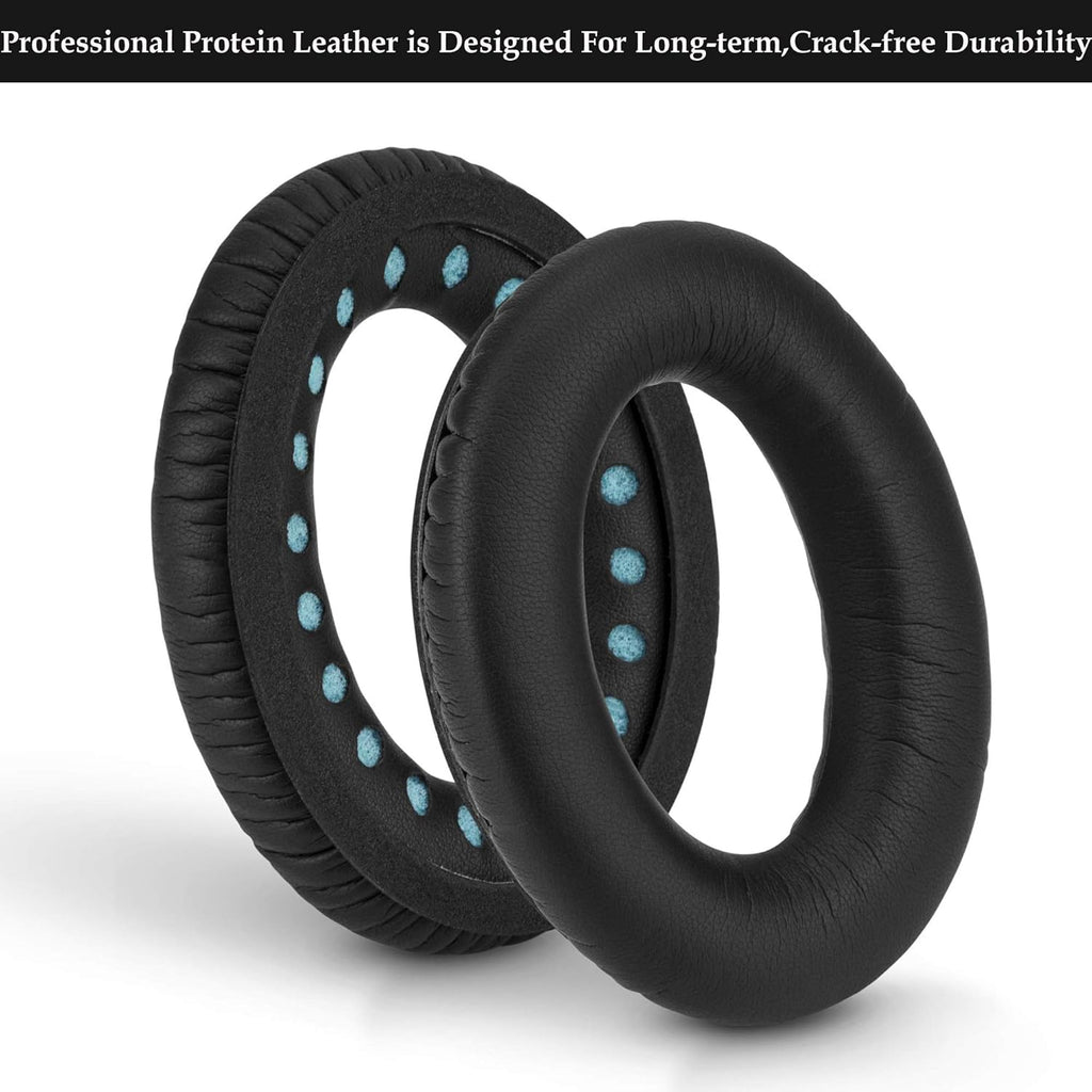 Replacement Earpads Compatible for Bose QuietComfort QC2,QuietComfort 15 QC15,QuietComfort QC25,QuietComfort QC35,Bose AE2,AE2i,AE2w,SoundTrue, SoundLink (Around-Ear) Headphone (Black)