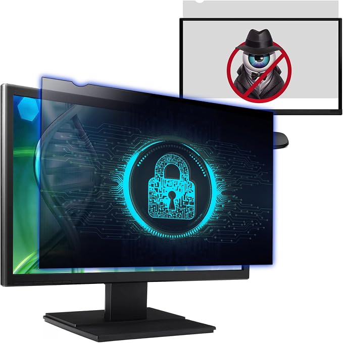 Computer Privacy Screen Filter for 23.6 Inch 16:9 Widescreen Monitor, by Izmapaic