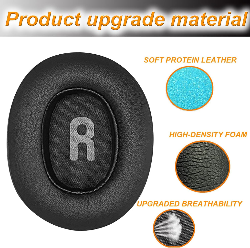 Replacement Earpads for JBL Tune 700(700BT)/710(710BT)/720(720BT)/750(750BT,750BTNC)/760(760NC)/770(770NC) Headphones, Ear Pads Cushions with Softer Noise Isolation Foam.