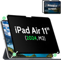 Nano Privacy Screen Protector Compatible with iPad Air 11 M2/M3 (6/7th Generation,2024/2025) , Anti-Glare Blue Light Film Anti-Spy Filter, Bubble-Free Shield Easy Install Guard Removable Cover