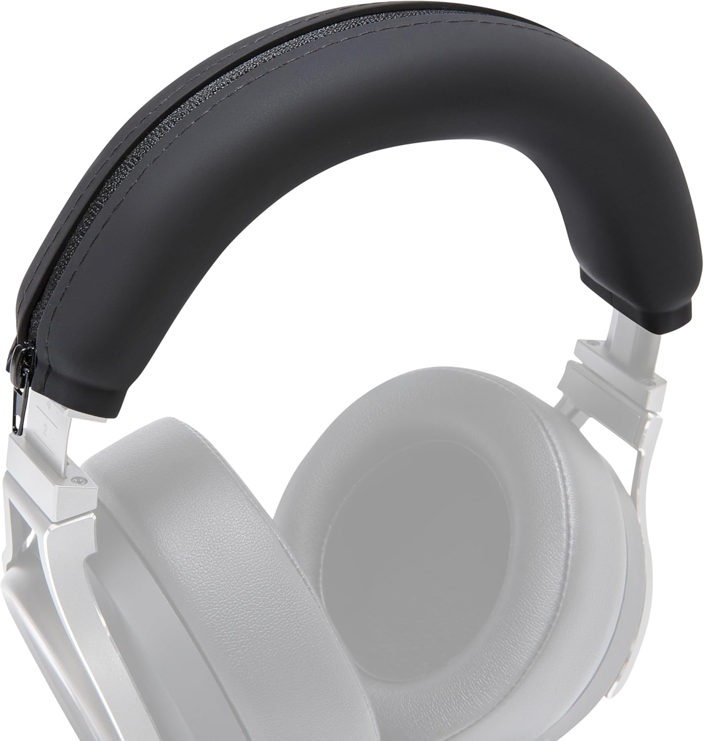 WC BandZ Virtuoso V2 - Silicone Headband Cover for Corsair Virtuoso Headphones by Wicked Cushions | Machine Washable, No More Flaking Leather | for Virtuoso Wireless, XT, and SE | Black
