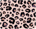 ITNRSIIET Mouse Pad with Stitched Edge Premium Textured Smooth Precise Operation Waterproof Washable Non-Slip Rubber Base Desktop Protection Mat, 10.2×8.3×0.12 inches, Leopard Black Purple