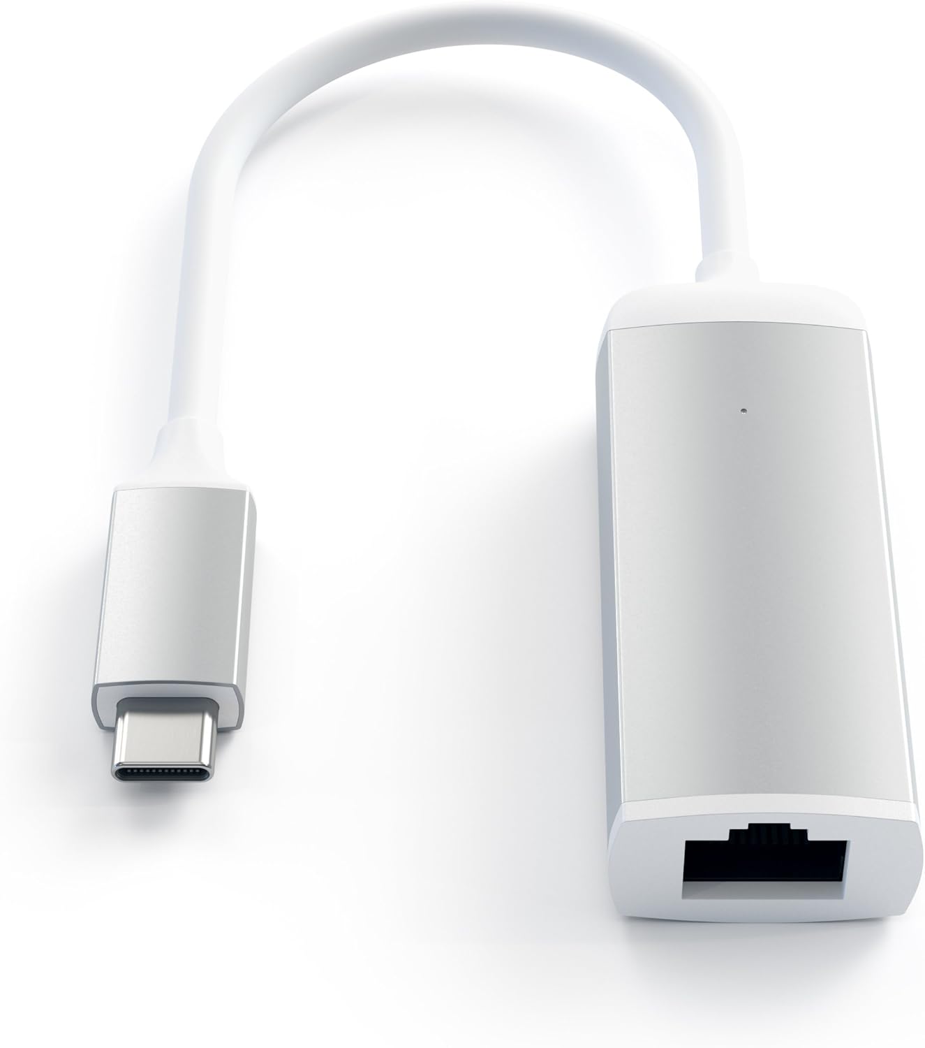 Satechi USB C to Ethernet Cable, Type-C Gigabit Ethernets Adapter, Aluminum Portable Ethernet-to-USB Converter for MacBook Pro/Air, iPad Pro/Air/Mini, Windows Laptop, Switch (Silver)