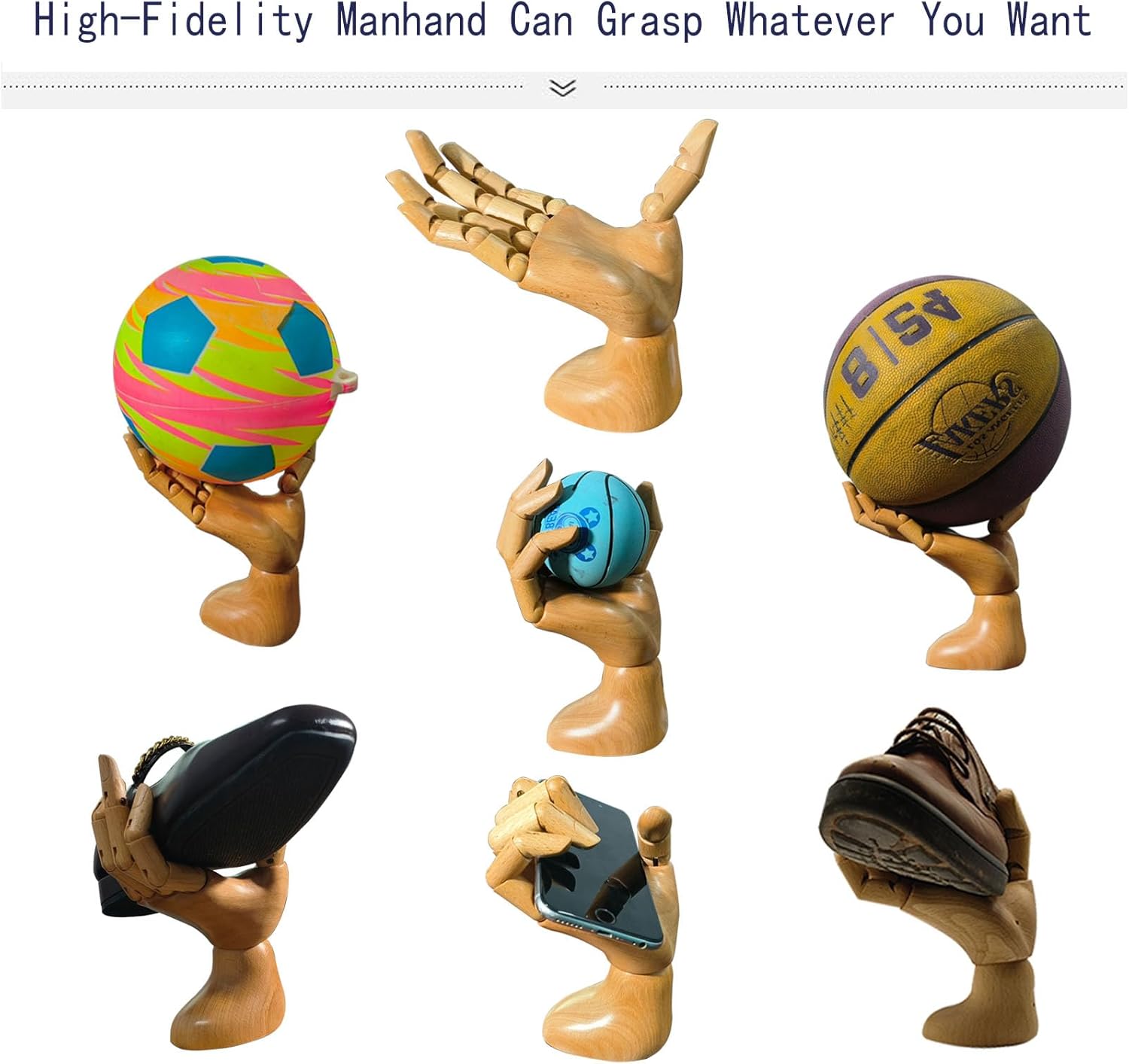 Mannequin,Mannequin Hand,Hand Model,Hand Mannequin for Nails,Drawing Mannequin,Wooden Hand,Wooden Mannequin,Wood Hand,Hand Model for Drawing,Female Hand of Right.