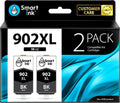 Smart Ink Compatible Ink Cartridge Replacement for HP 902XL 902 XL (2 Black, Combo Pack) to use with OfficeJet Pro 6978 6968 6970 6975 6960 Officejet 6962 6958 6950 6954 6951 6956 6961 6963 6964 6966