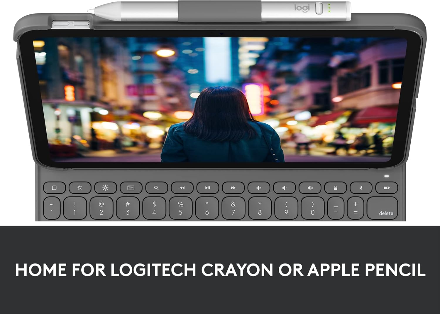 Logitech Slim Folio Keyboard Case for iPad (10th gen & A16) with Integrated Bluetooth Wireless Keyboard