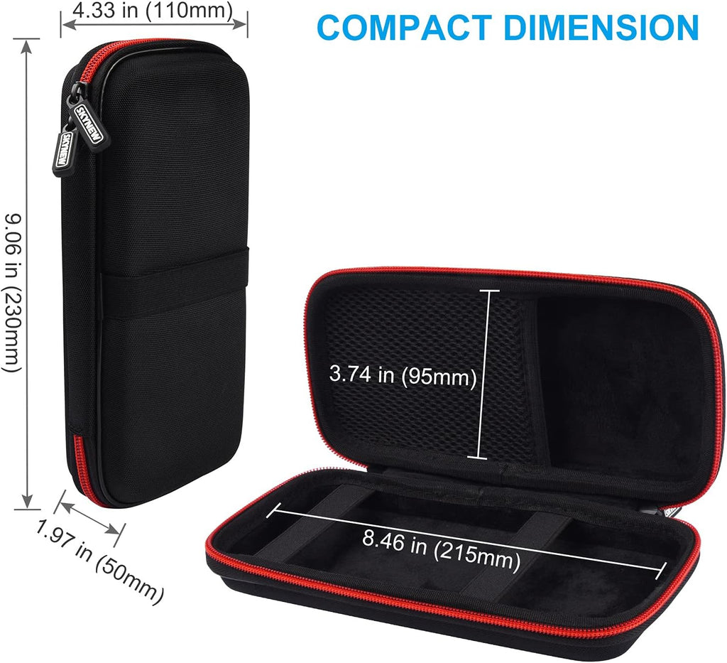 Power Bank Hard Travel Case Medium Compatible RAV Power 26800/20100/20000mAh, Anker Power Core 26800mAh/ PowerCore +26800mAh, INIU 10000mAh and Miady 10000/15000mAh (Medium Black)