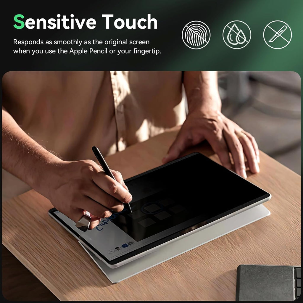 Magnetic 13.5 Inch Surface Laptop Privacy Screen for Microsoft Surface Laptop 5/4/3/2/1, Removable Film Anti-Spy Filter Black Security Protector, Anti Glare Blue Light Shield Matte Screen Guard