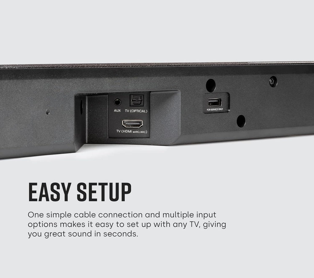 Polk Audio Signa S4 Sound Bar with Wireless Subwoofer - Dolby Atmos 3D Audio, Exclusive VoiceAdjust & BassAdjust Technology, HDMI eARC, Works with 8K, 4K & HD TVs, Bluetooth, Wireless Streaming