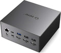 TOTU Upgraded Universal USB-C 4K Triple Display Docking Station with Charging Support for MacBook Pro & Windows Type C Systems (2 4K DP, HDMI, 6 USB Ports, 60W USB PD),Extended Display for macOS