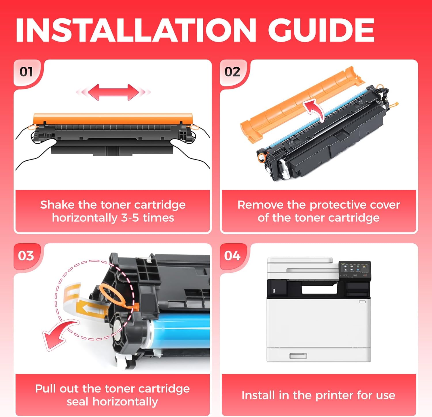 069H 069 Black Toner Cartridge Set 2-Pack MF753Cdw High Capacity Replacement for Canon 069H 069 Toner Cartridge Compatible for Canon Color imageCLASS MF753Cdw MF751Cdw LBP674Cdw Printer Ink All-in-One