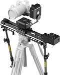 Zeapon Micro4 E700 & PONS PT Heads Double Distance Motorized Camera Slider, High-Speed Low Noise Motor 10-26Lbs Payload, 33''/77cm, LCD Screen, App Control, Smooth Damping Design