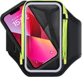 Cell Phone Armbands for Running with Foldable Straps, 6.9‘’ Running Armband Phone Holder, Arm Band Bag for iPhone 16 15 14 13 12 Pro Max Galaxy with Car Home Key Zipper Protective Covers for Women