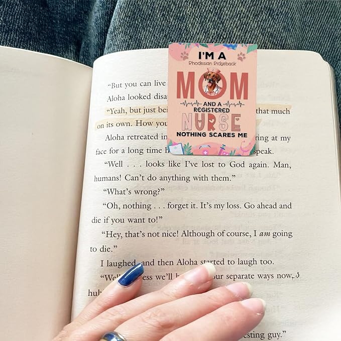 I'm a Rhodesian Ridgeback Mom and a Registered Nurse Nothing Scares Me Magnet - Image 3