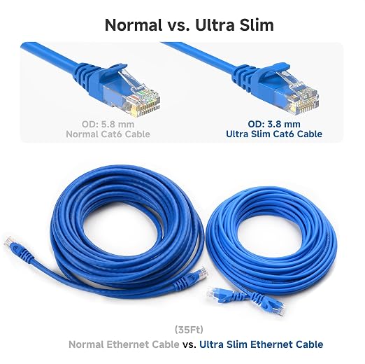 Cable Matters 10Gbps Snagless Cat 6 Ethernet Cable - 50ft - Image 4