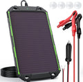 Sun Energise 5W 12V Solar Battery Charger Maintainer PRO, Built-in Smart MPPT Charge Controller, Waterproof 5 Watt 12 Volt Solar Panel Trickle Charging Kits for Car Boat RV Marine Trailer Camper