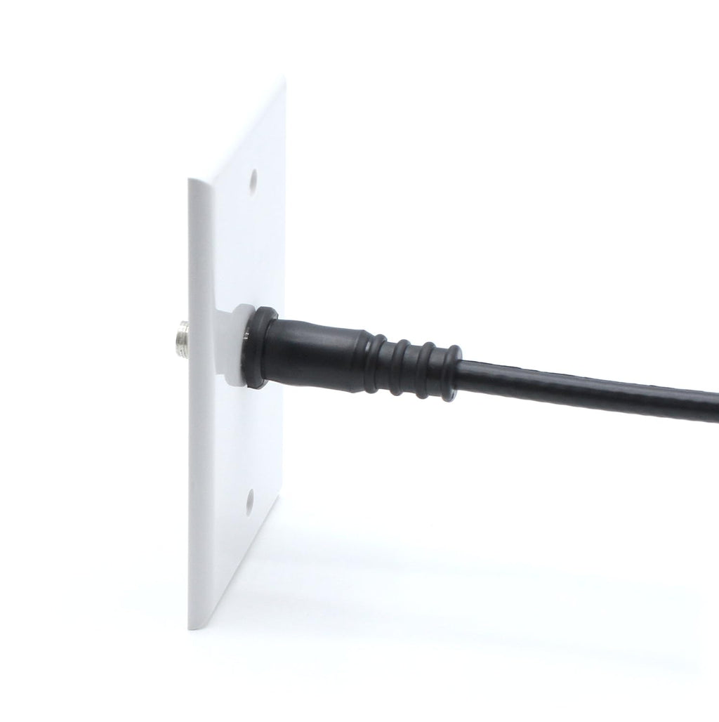 THE CIMPLE CO Coaxial Cable Weather RG6 Connectors RG59 Ends Coaxial Boots - Weatherproof (Black) - Pack of 25