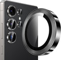 YWXTW [2025 Original Like for Samsung Galaxy S25 Ultra Camera Lens Protector, [Ultra-Thin & 6X Stronger] S25 Ultra Camera Lens Cover, 9H Tempered Glass Upgraded Metal Edging(Titanium Black)