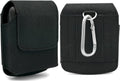 BECPLT for Galaxy Z Flip7 FE 7 6 5 4 3 Nylon Cell Phone Pouch Holster Case with Belt Clip Cover for Samsung Galaxy Z Flip 5G Motorola Razr 40 Ultra Motorola Razr 2022 2019